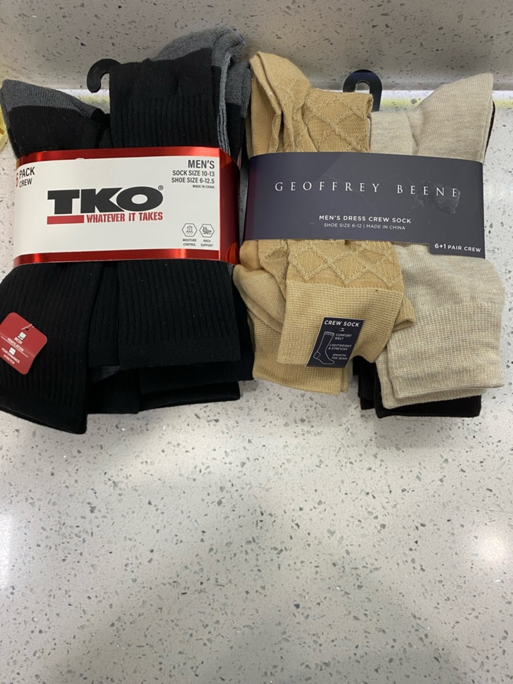 Men's Sock Bundle: TKO Performance + Geoffrey Beene Dress (13 Pairs)